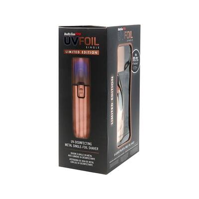 Babyliss Pro LIMITED EDITION UVFOIL UV Disinfecting Metal Single Babyliss Pro LIMITED EDITION UVFOIL UV Disinfecting Metal Single