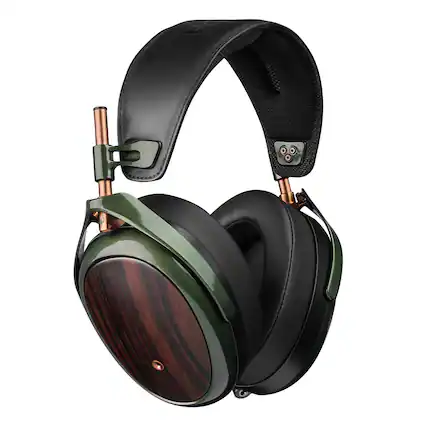 Front. Meze Audio - Meze Audio Strada Dynamic Closed Back Circumaural Headphones (Green Copper) - Green/Copper.