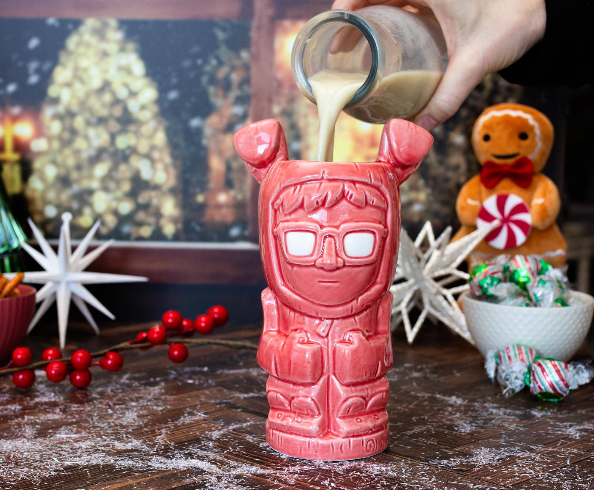 Alt View 3. Toynk - Geeki Tikis A Christmas Story Bunny Suit Ralphie Ceramic Mug | Holds 16 Ounces - Pink.