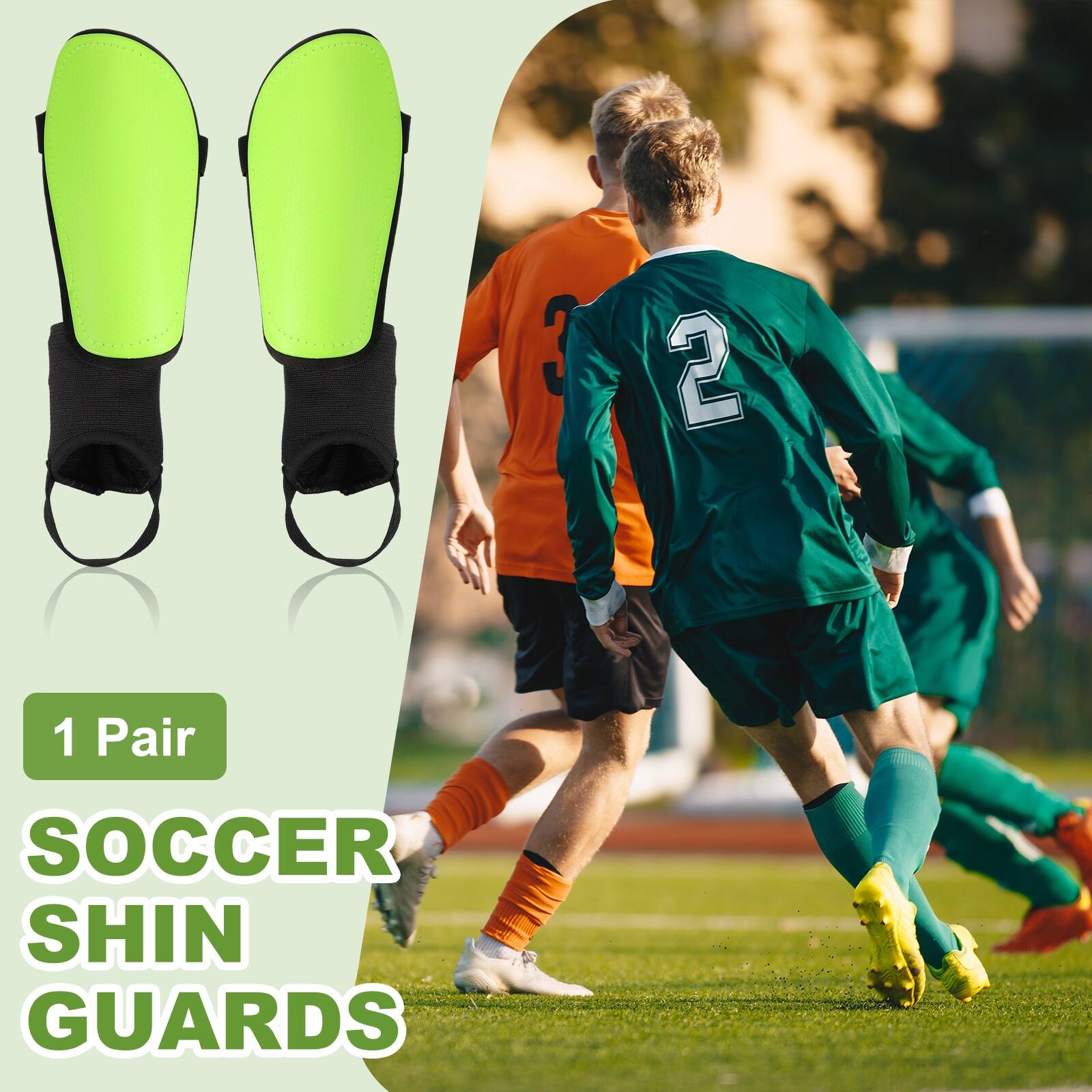 1 Pair SOCCER SHIN GUARDS