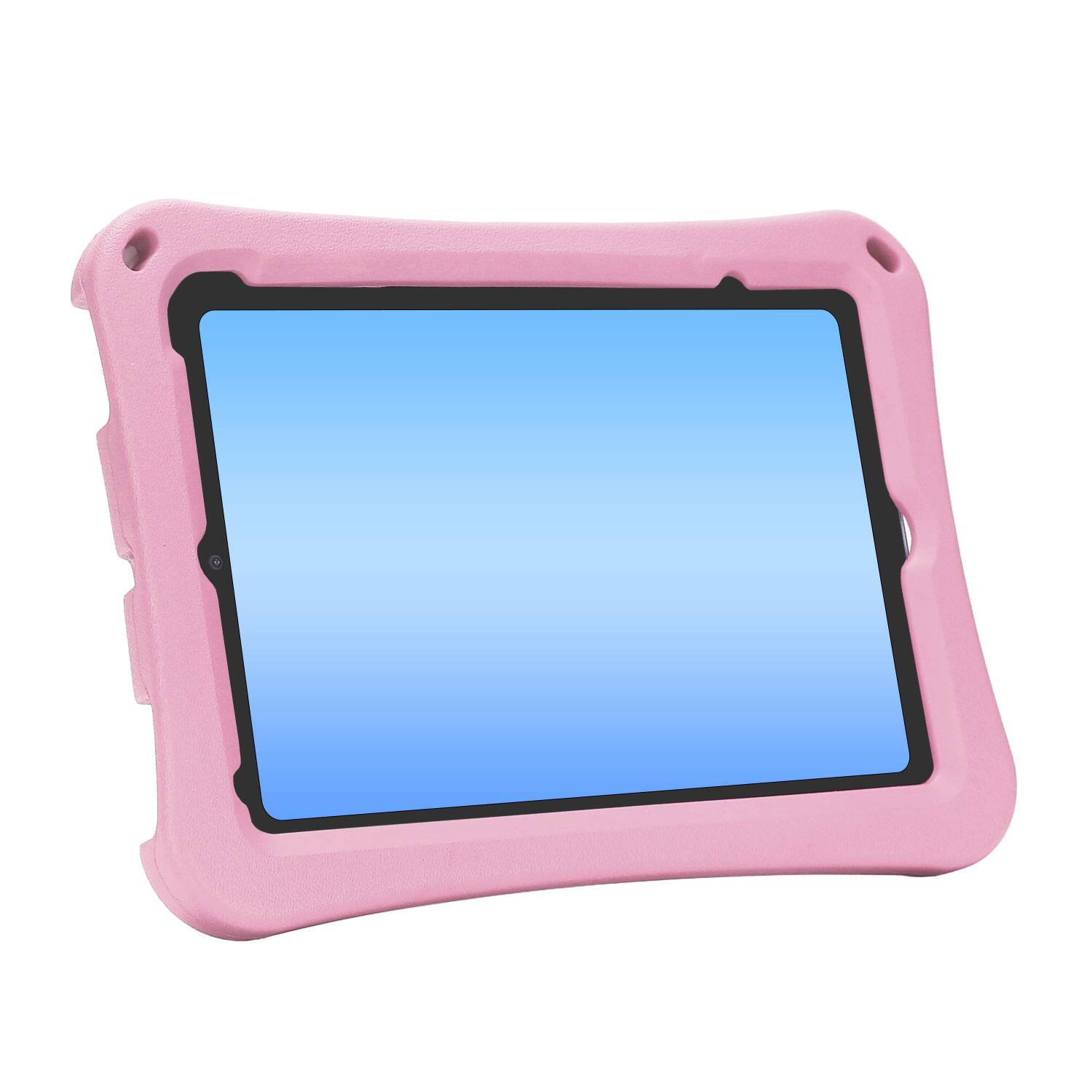 Alt View 2. Dteck - for Apple iPad mini (A17 Pro) 2024/iPad mini 6th Gen 8.3-inch 2021 Rugged Case,Shockproof TPU Cover with Rotating Stand - Pink.