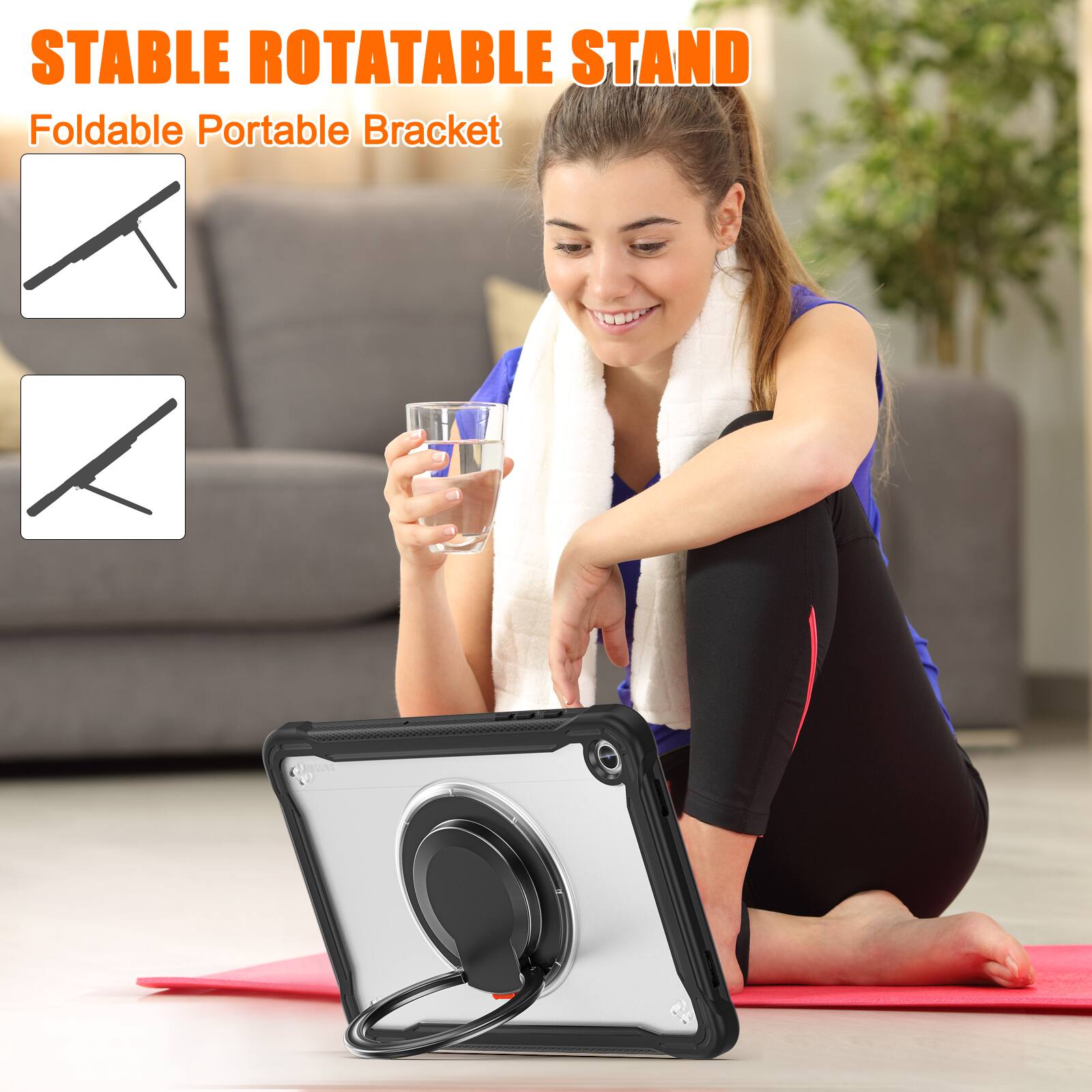 STABLE ROTATABLE STAND  
Foldable Portable Bracket