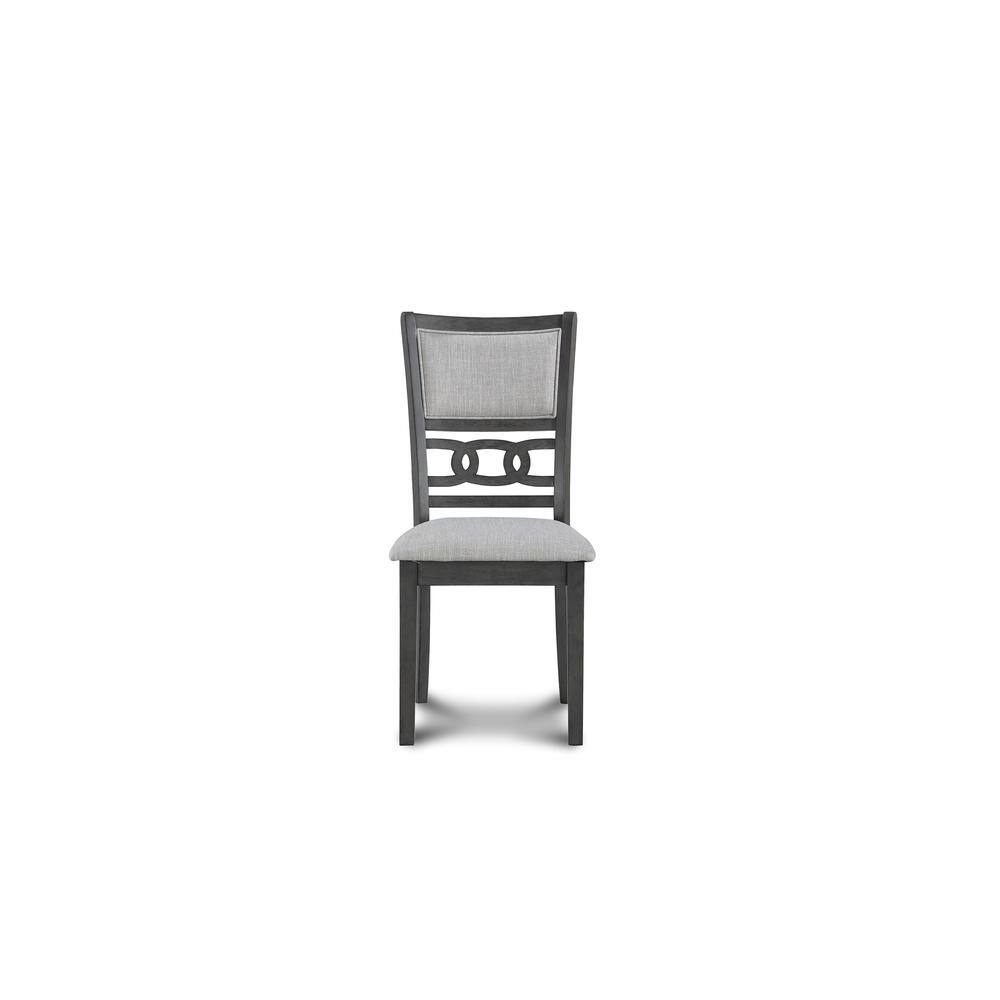 Alt View 2. New Classic Furniture - Furniture Gia Solid Wood Dining Chair in Gray (Set of 2) - Grey.