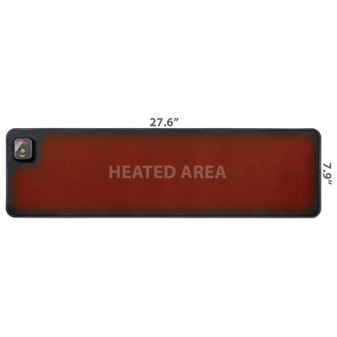 27.6"  
HEATED AREA  
7.9"