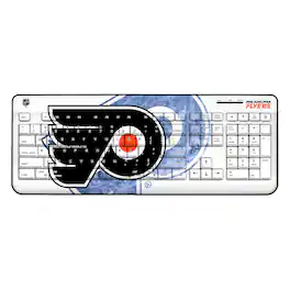 Keyscaper - Philadelphia Flyers Ice Tilt Wireless Keyboard - Multicolor