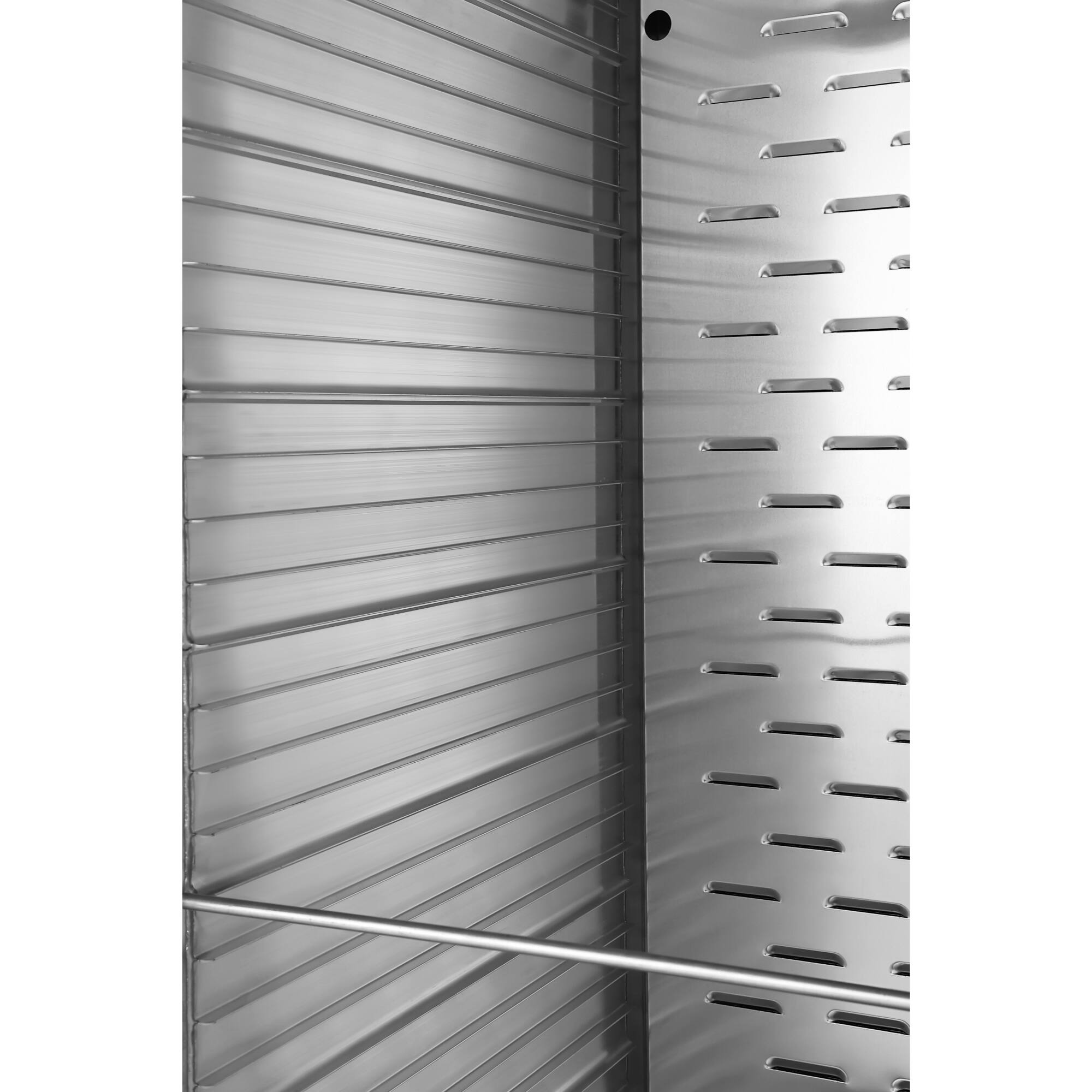 Alt View 4. Koolmore - 33 in. Commercial Non-Insulated Heated Holding Cabinet with 35-Pan Capacity and Glass Door in Silver (KM-CH36-SNGL) - Silver.
