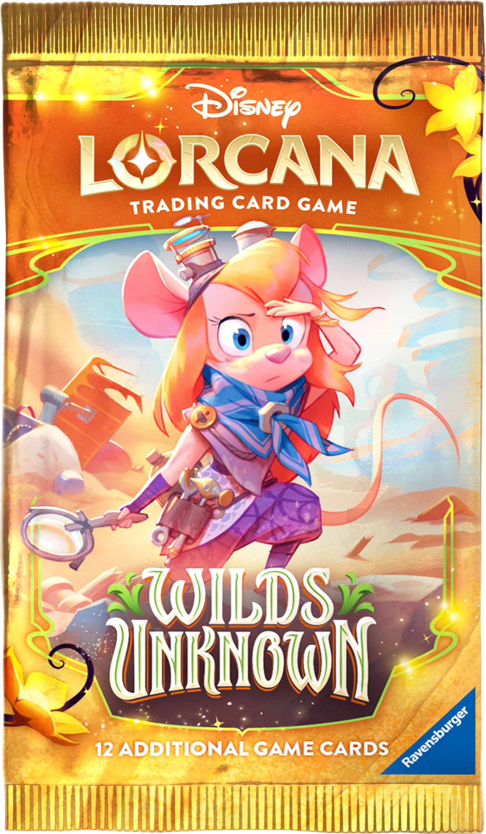 Disney LorCana Trading Card Game  
Wilds Unknown  
12 Additional Game Cards  
Ravensburger