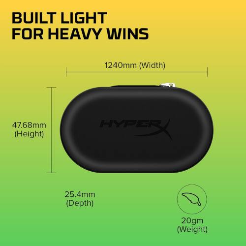 BUILT LIGHT FOR HEAVY WINS  
1240mm (Width)  
47.68mm (Height)  
25.4mm (Depth)  
20gm (Weight)