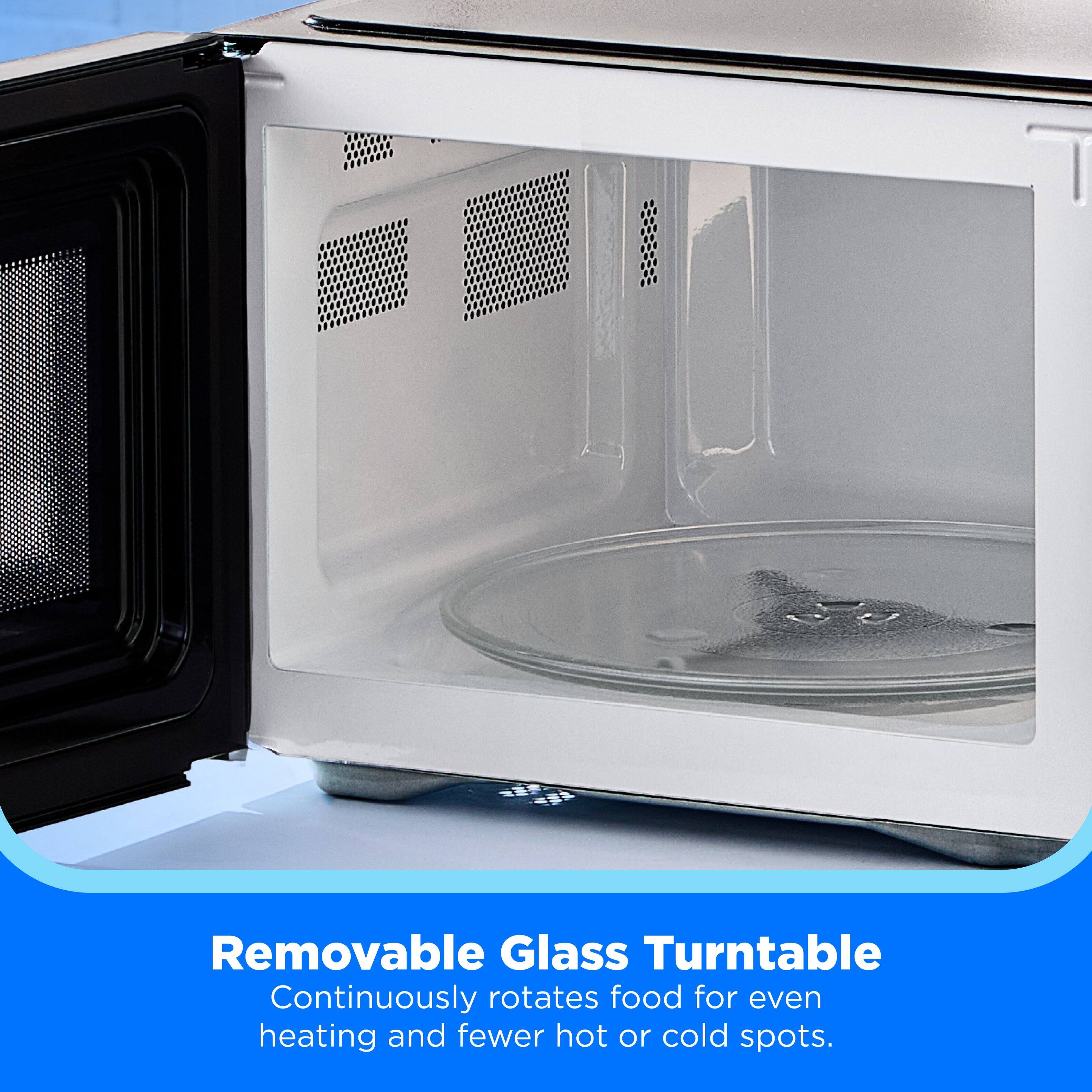 Removable Glass Turntable  
Continuously rotates food for even heating and fewer hot or cold spots.