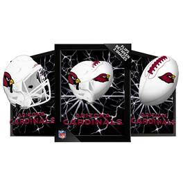 Sporticulture - Arizona Cardinals 14" x 18" Framed 3D Lenticular Art - Red