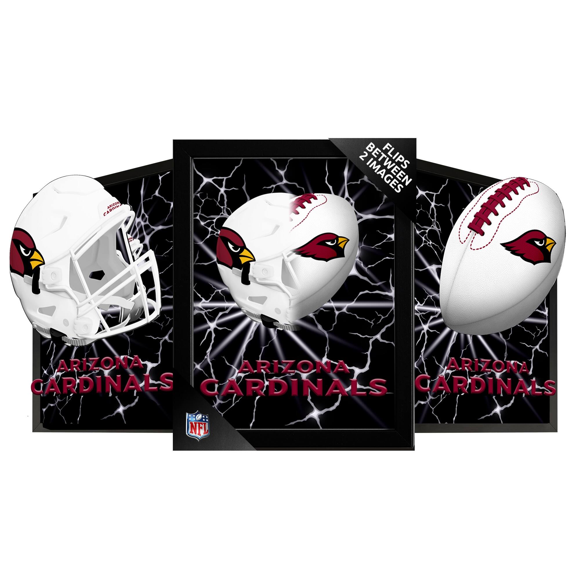 Arizona Cardinals 14" x 18" Framed 3D Lenticular Art