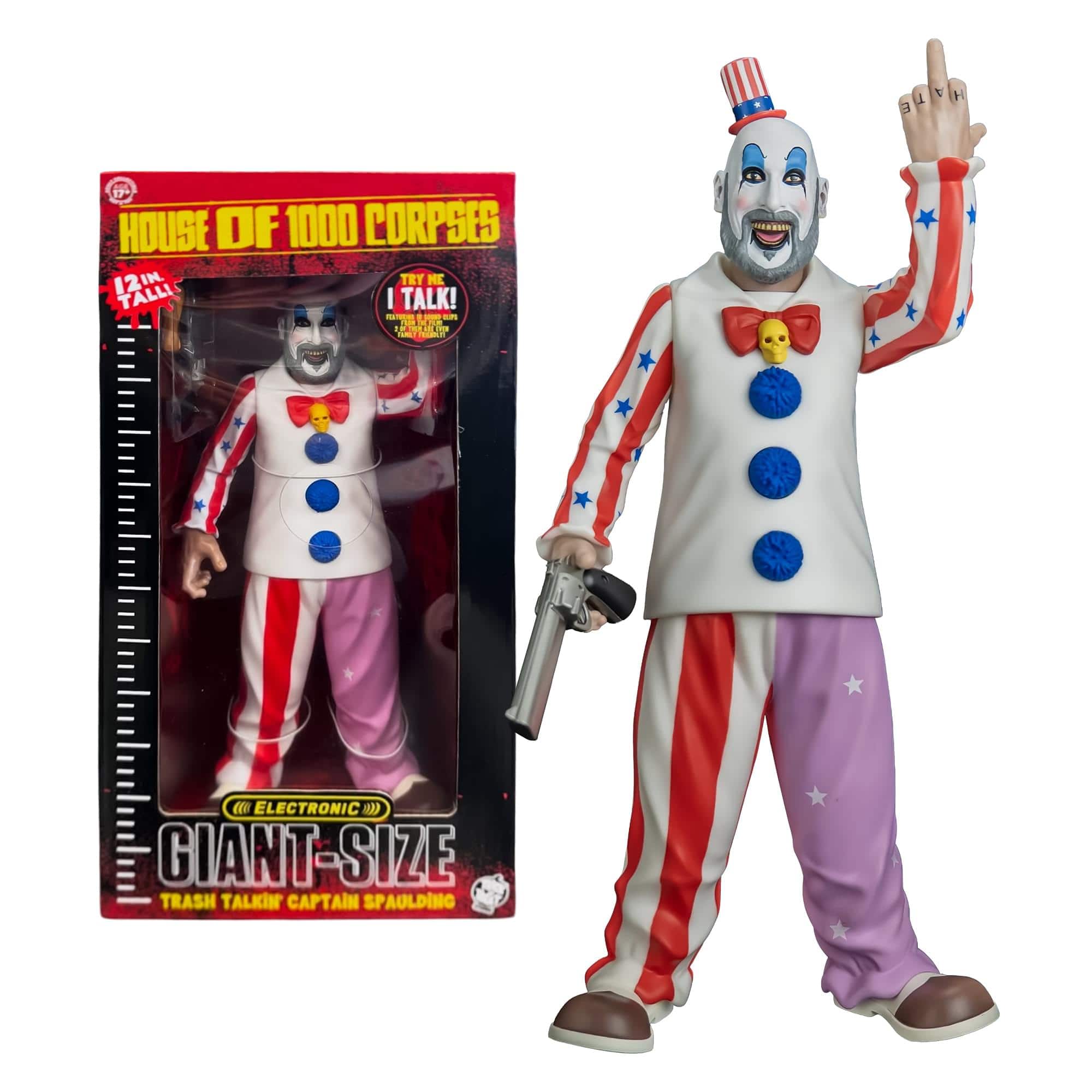 Trick or Treat Studios - House Of 1000 Corpses Captain Spaulding Talking 12-Inch Action Figure - White price history on PriceWatchPro