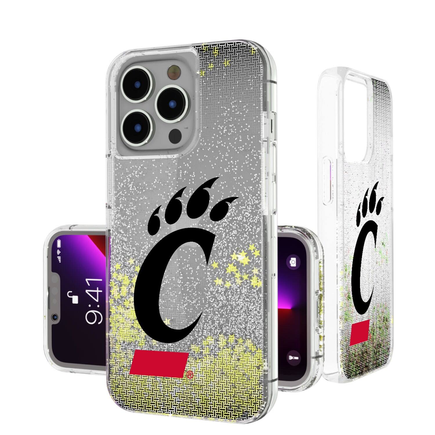 Keyscaper - NCAA - Cincinnati Bearcats Linen Logo iPhone Glitter Case - 14 - Multicolor price history on PriceWatchPro