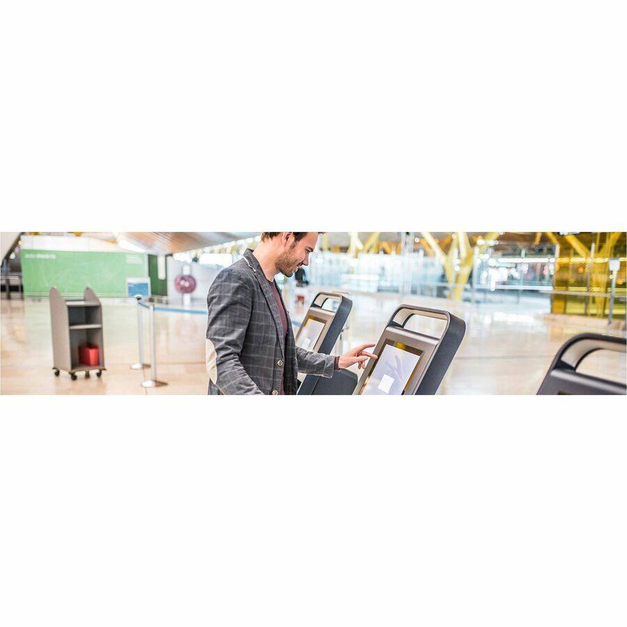 Alt View 5. AOpen - AOPEN cTILE 22 Gen3 Enterprise Upgrade - 22" Touch Screen - ChromeOS Intel Celeron 7305 - Fanless - 4 GB RAM - 64 GB SSD - Black.