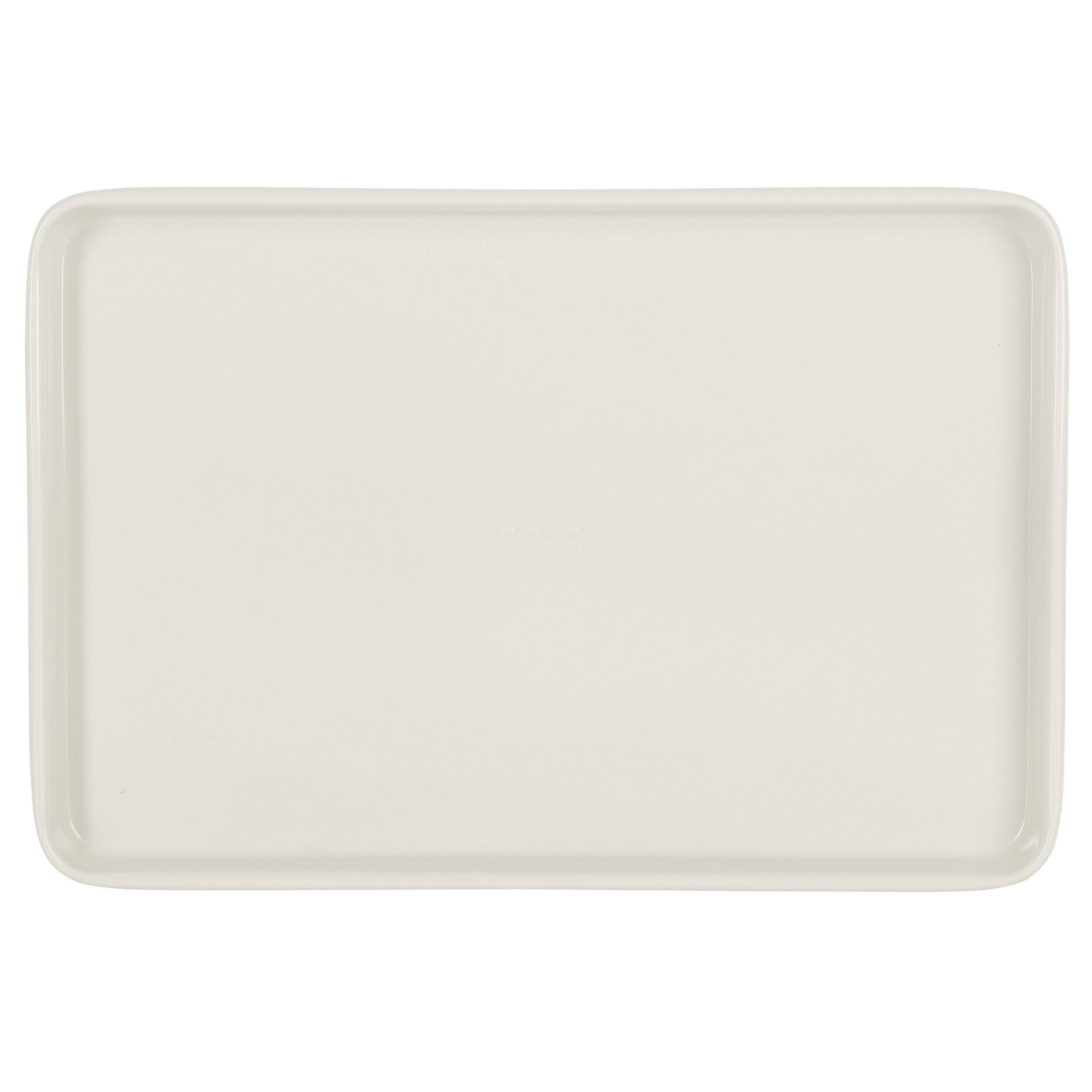Alt View 2. Martha Stewart - Martha Stewart Everyday Color Bake 13 Inch Carbon Steel Rectangle Cookie Sheet in Linen - Linen.