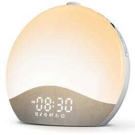 Dazzed Corner - Sunrise Alarm Clock, White Noise Sound Machine - Gray