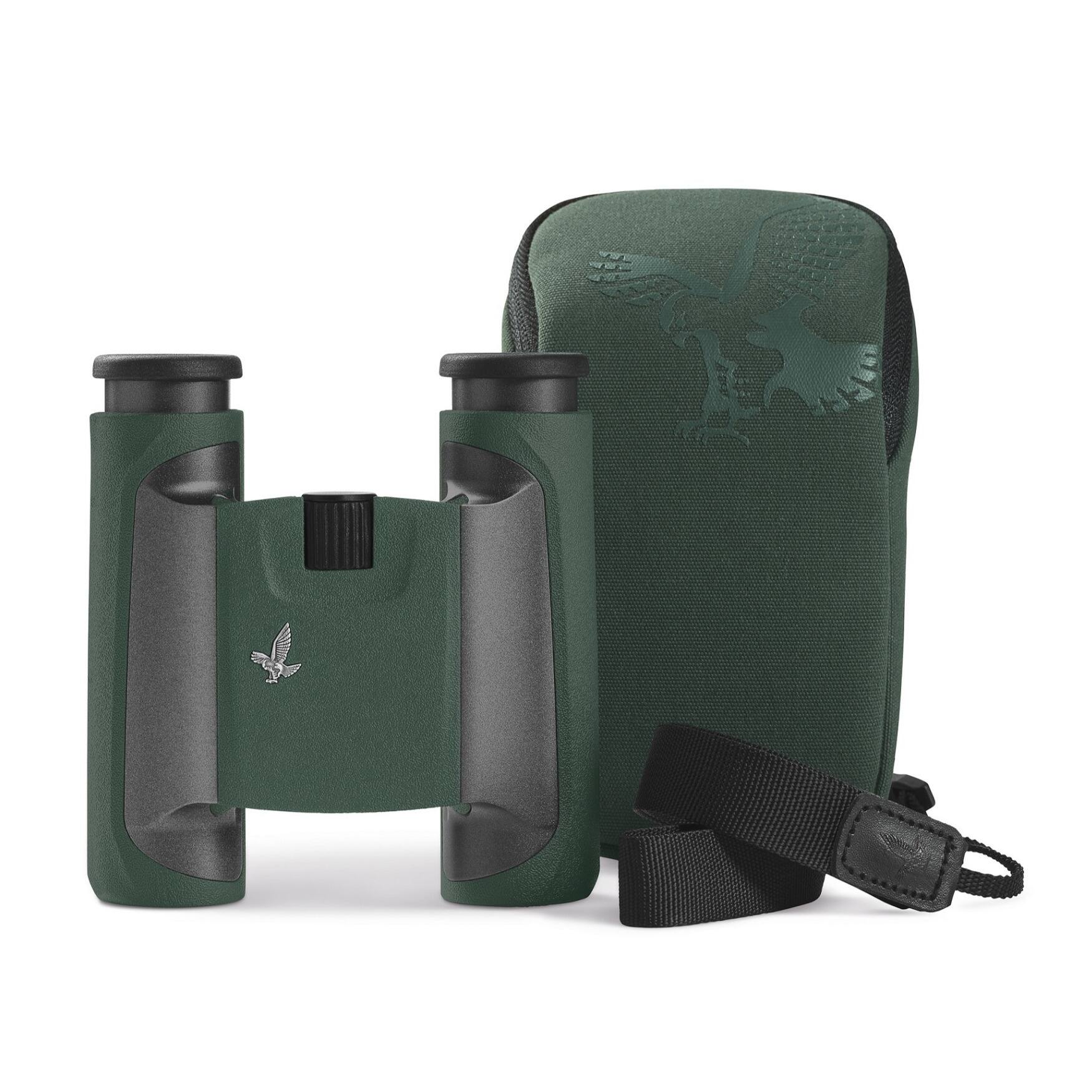 Angle. Swarovski - Swarovski 8x25 CL Pocket Binoculars (Green, Wild Nature Field Bag).