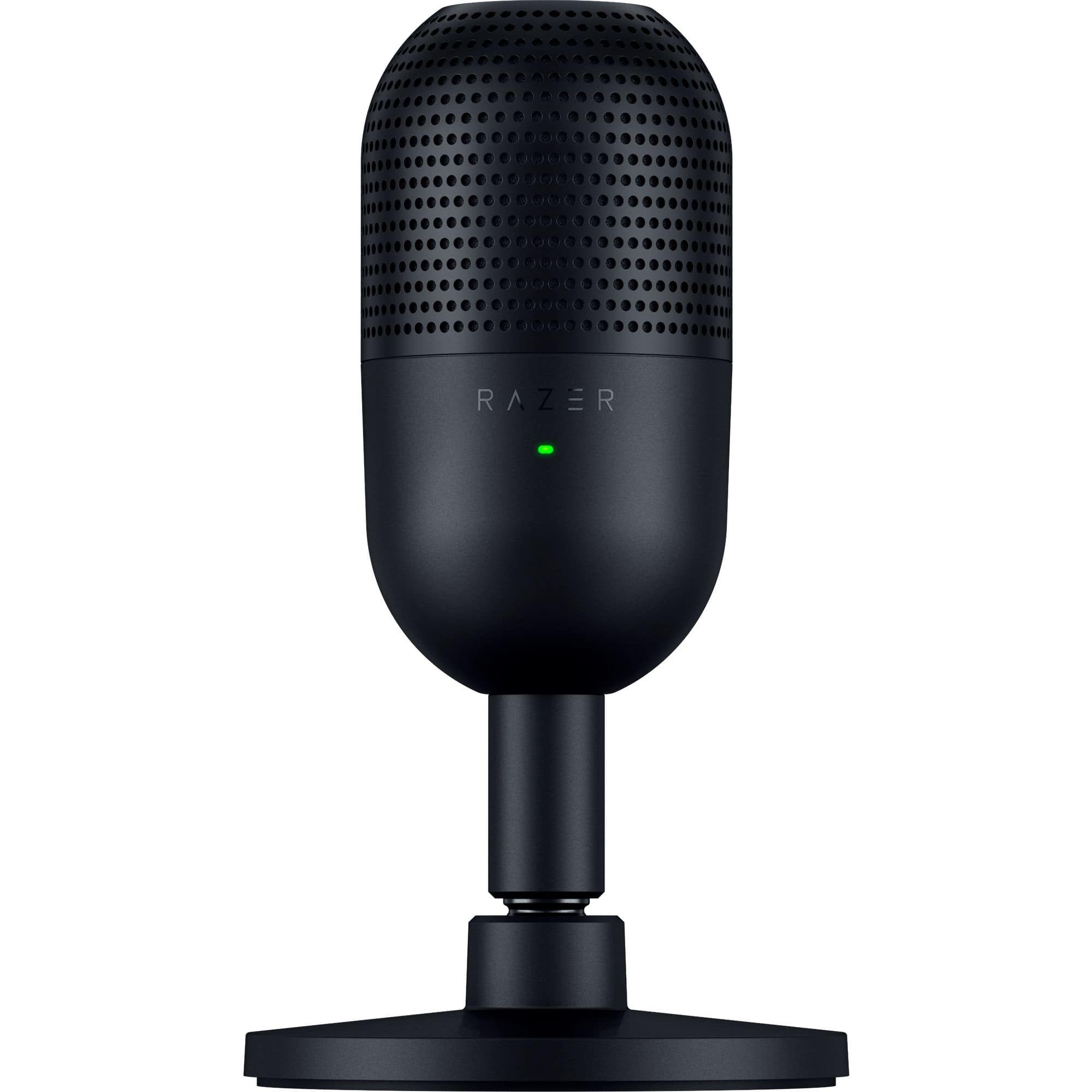 Razer - Seiren V3 Mini Wired Ultra-compact Condenser USB Microphone - Black - Front_Zoom