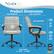 Angle. Click365 - Transform 3.0 Extra Comfort Ergonomic Mid-Back Desk Chair - Gray.