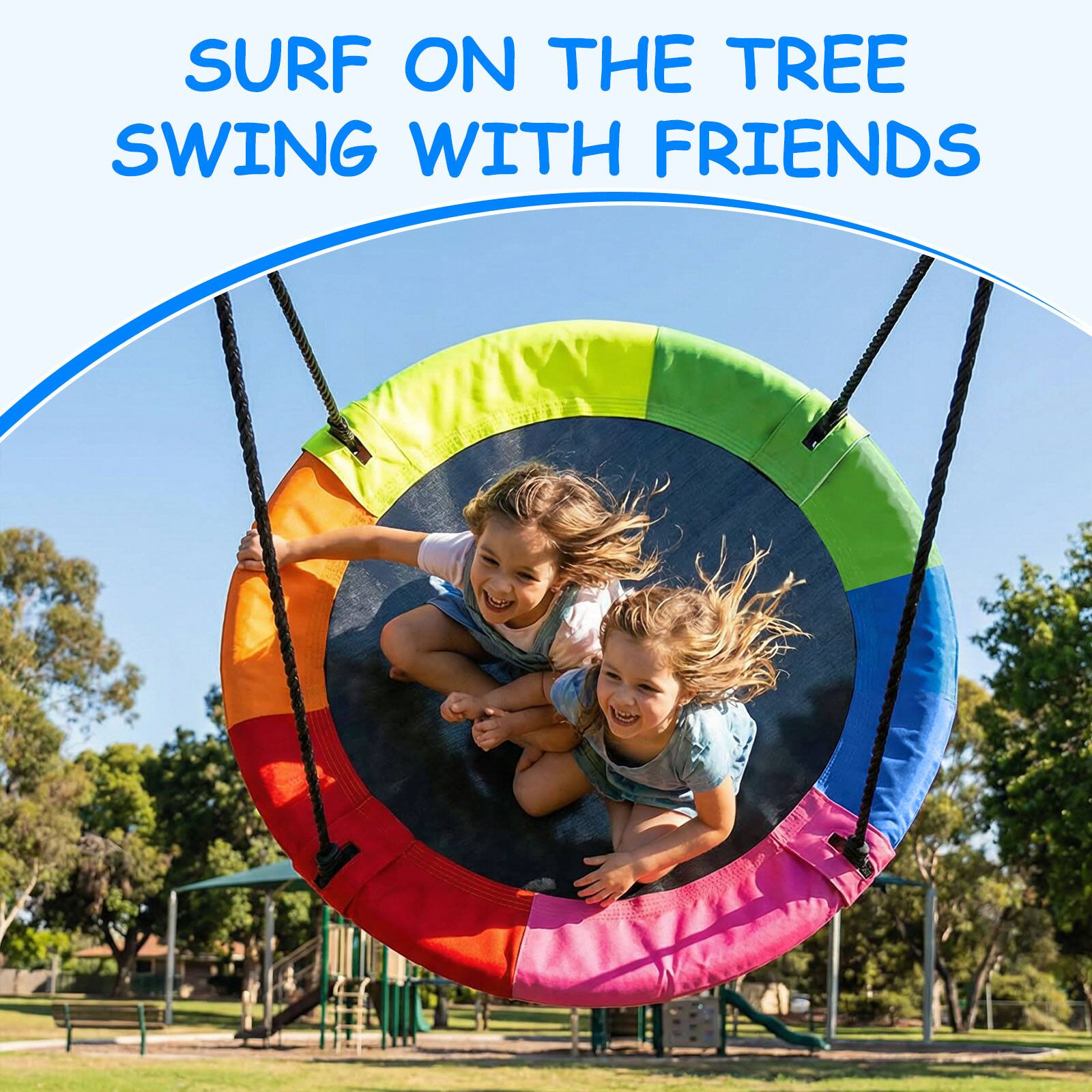 SURF ON THE TREE SWING WITH FRIENDS