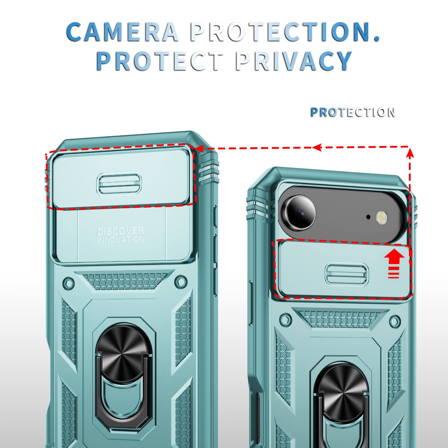 CAMERA PROTECTION.  
PROTECT PRIVACY  
PROTECTION  
DISCOVER INNOVATION