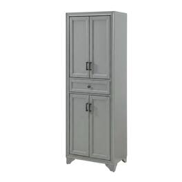 Crosley Furniture - Tara Kitchen Storage Pantry - Distressed Gray