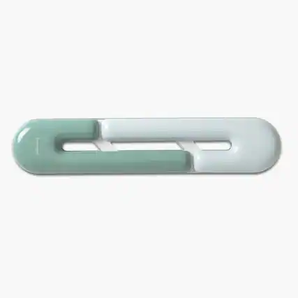 Front. Kensington - DUO Gel Keyboard Wrist Rest with Loop Design, Ergonomic Comfort Support - Green.