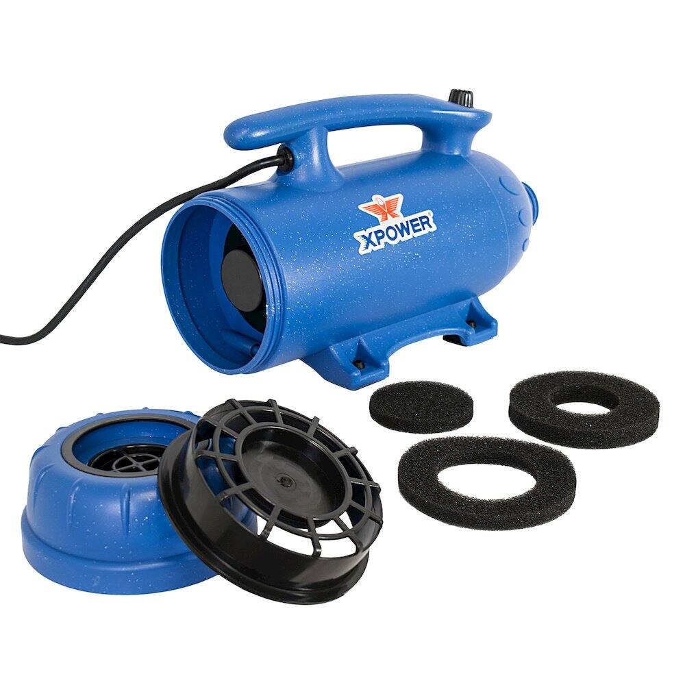 Alt View 4. XPOWER - Super Tub Pro Double Motor 6 HP Professional Pet Grooming Dog Force Hair Dryer.