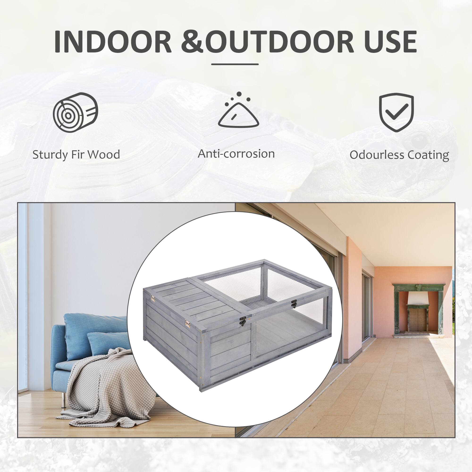 INDOOR & OUTDOOR USE

- Sturdy Fir Wood
- Anti-corrosion
- Odourless Coating