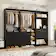 Aheaplus 79'' Wide Closet System Set, Closet Storage & Organization ...