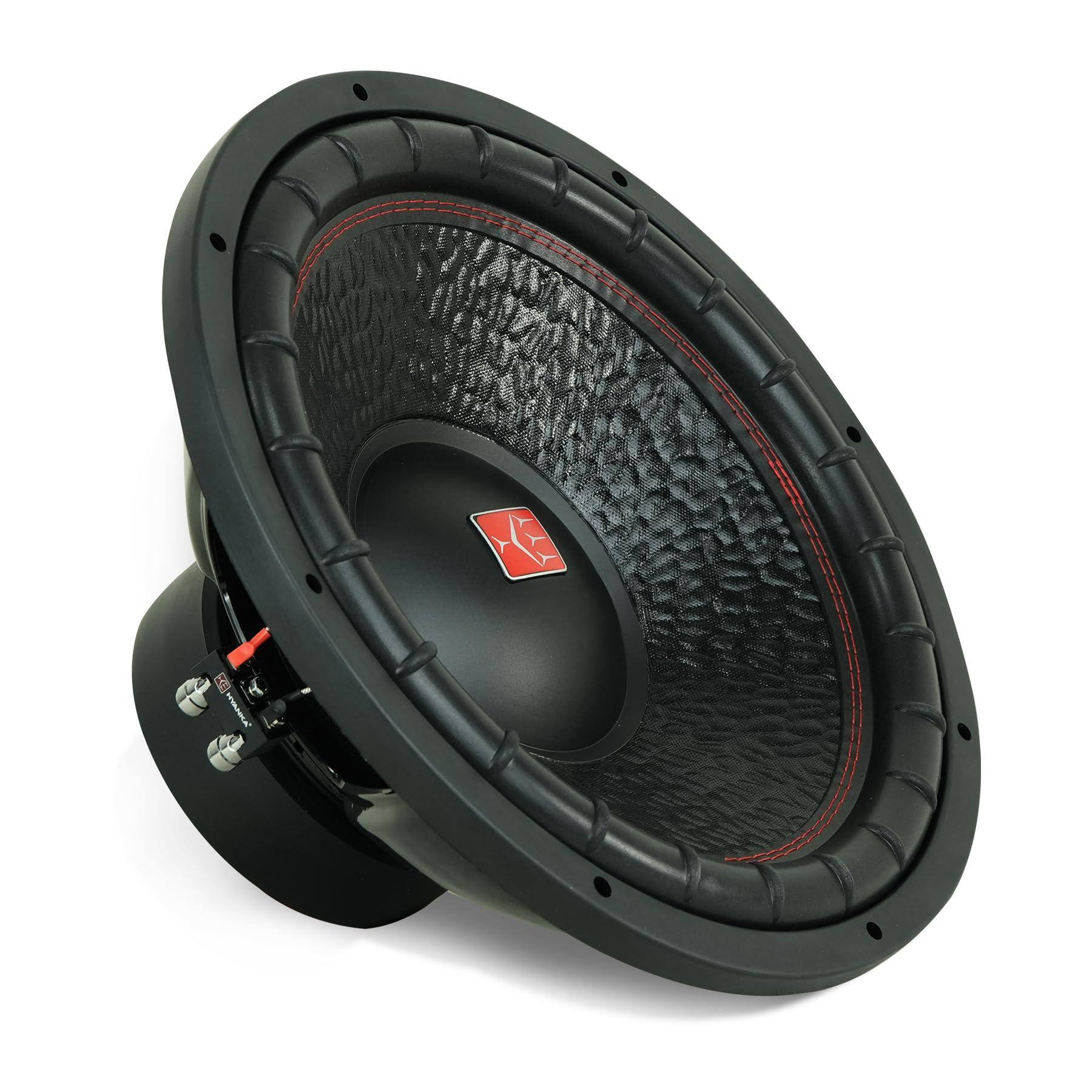 TECH SAFARI - Bsc 12 2 Subwoofer Max Power 12 Paper Cone Car Audio Iron Basket 2 5 Dual Voice Coil 2 Ohm Impedance 12 S - 15 Inch Subwoofer 1300W Dual 2 Ohm