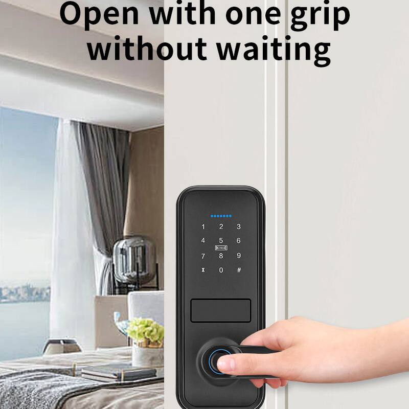 Open with one grip without waiting.