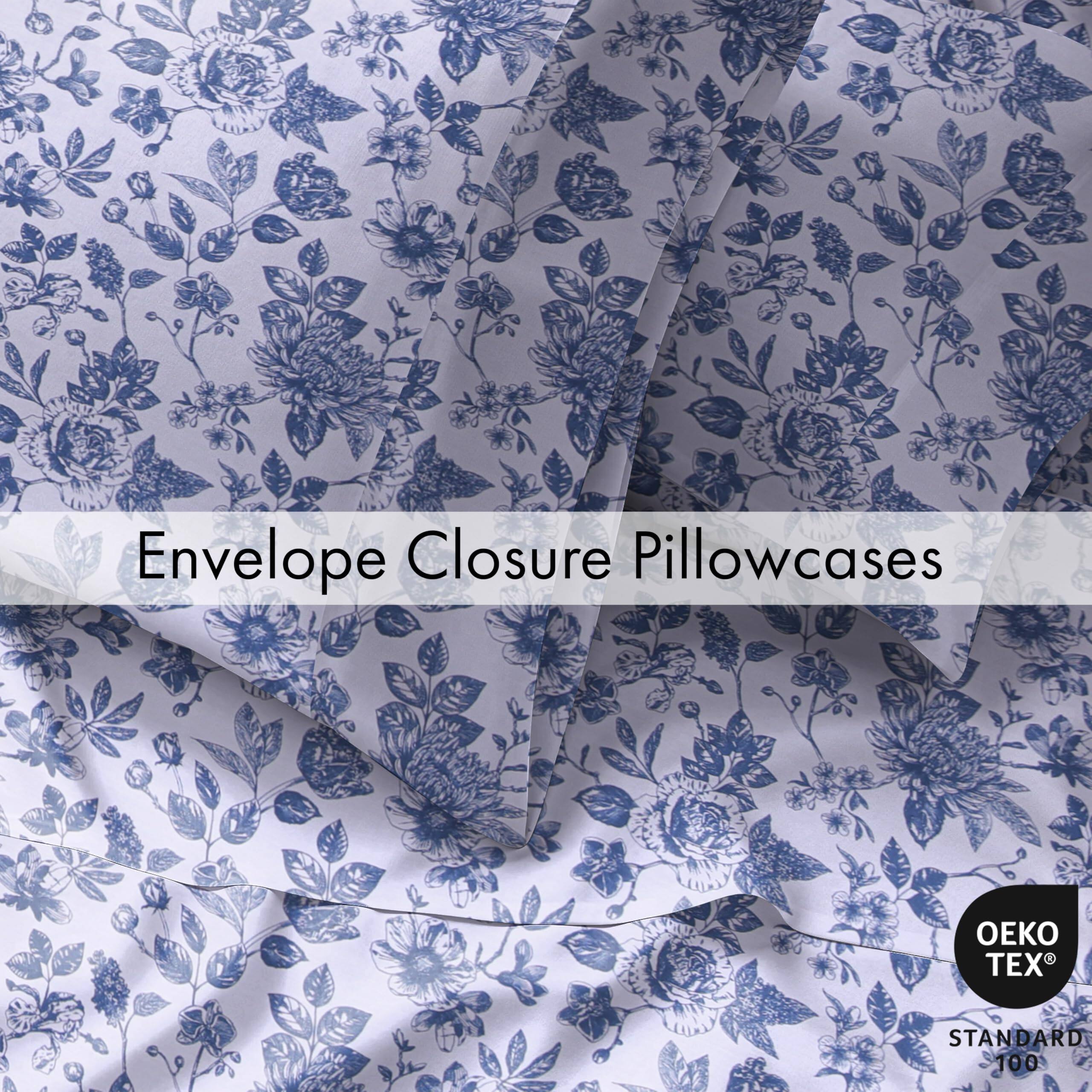 Envelope Closure Pillowcases  
TEX STANDARD 100