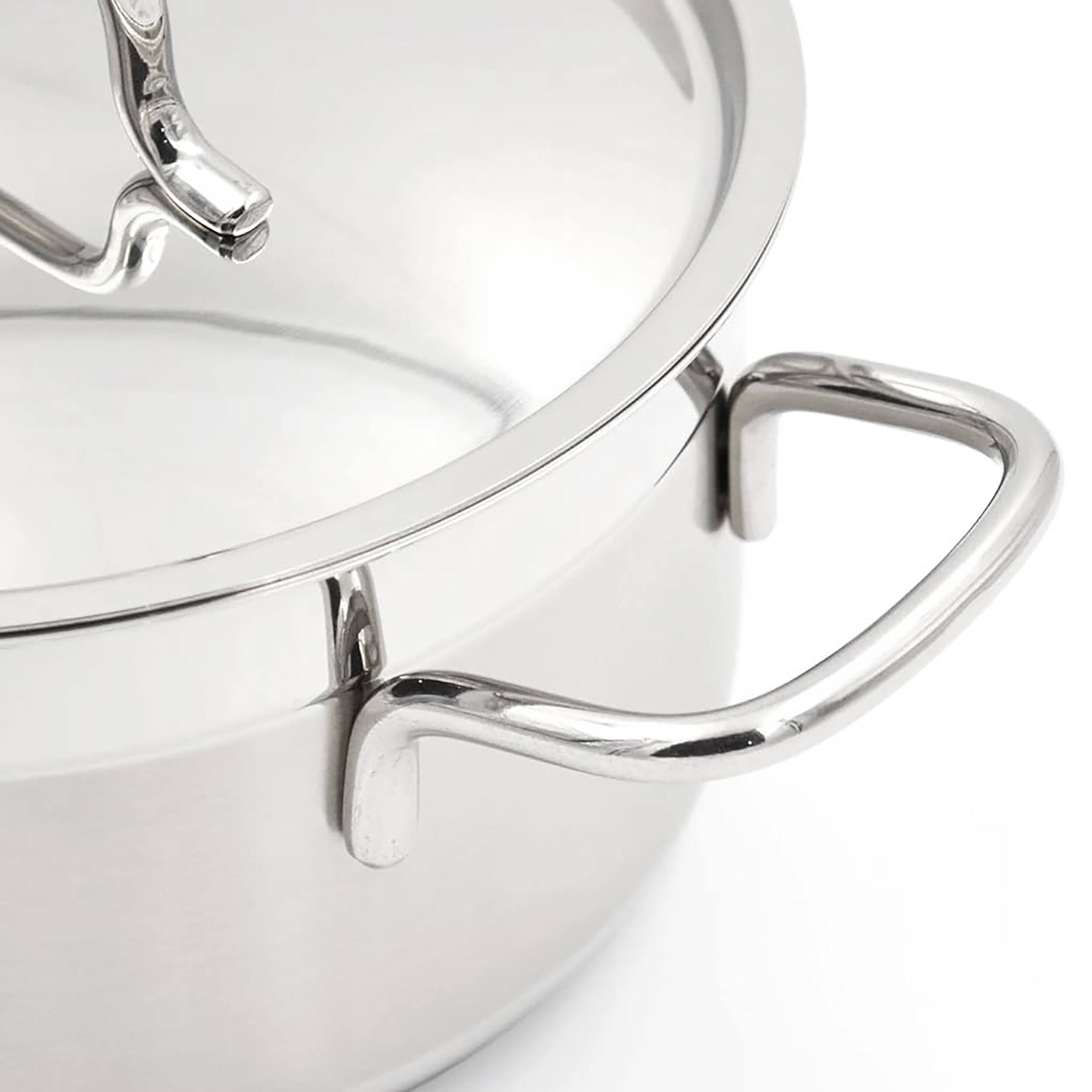 Alt View 2. Korkmaz - Korkmaz Alfa 2 Piece 8.5 Liter Stainless Steel Casserole Dish with Lid - Silver.