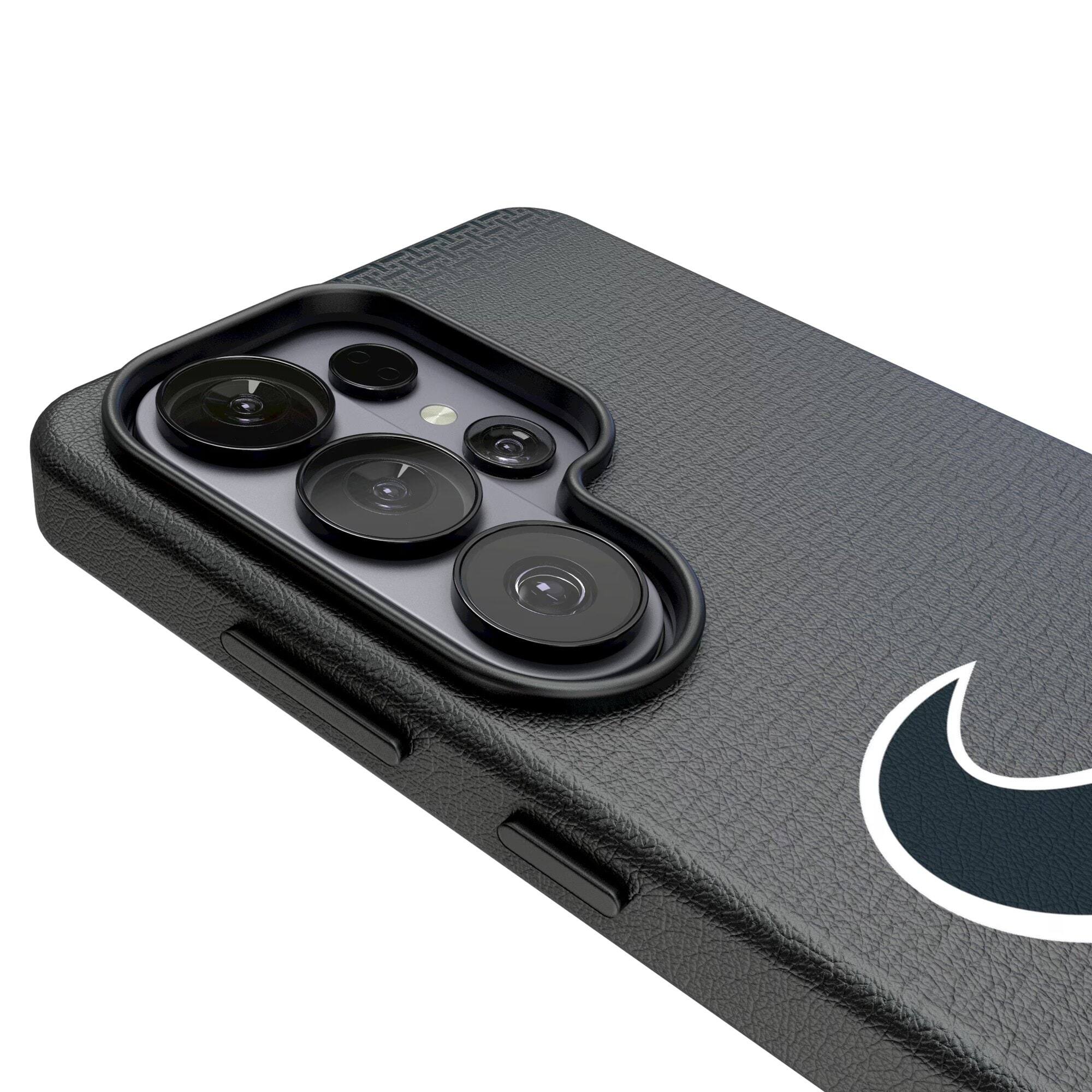 Alt View 2. Keyscaper - Linen Galaxy Magnetic Bump Case - S25 Ultra - Black.