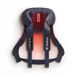 Therabody - ThermNeck & Upper Back - Wearable Neck Massager for Pain, Stiffness & Tension Relief - Navy