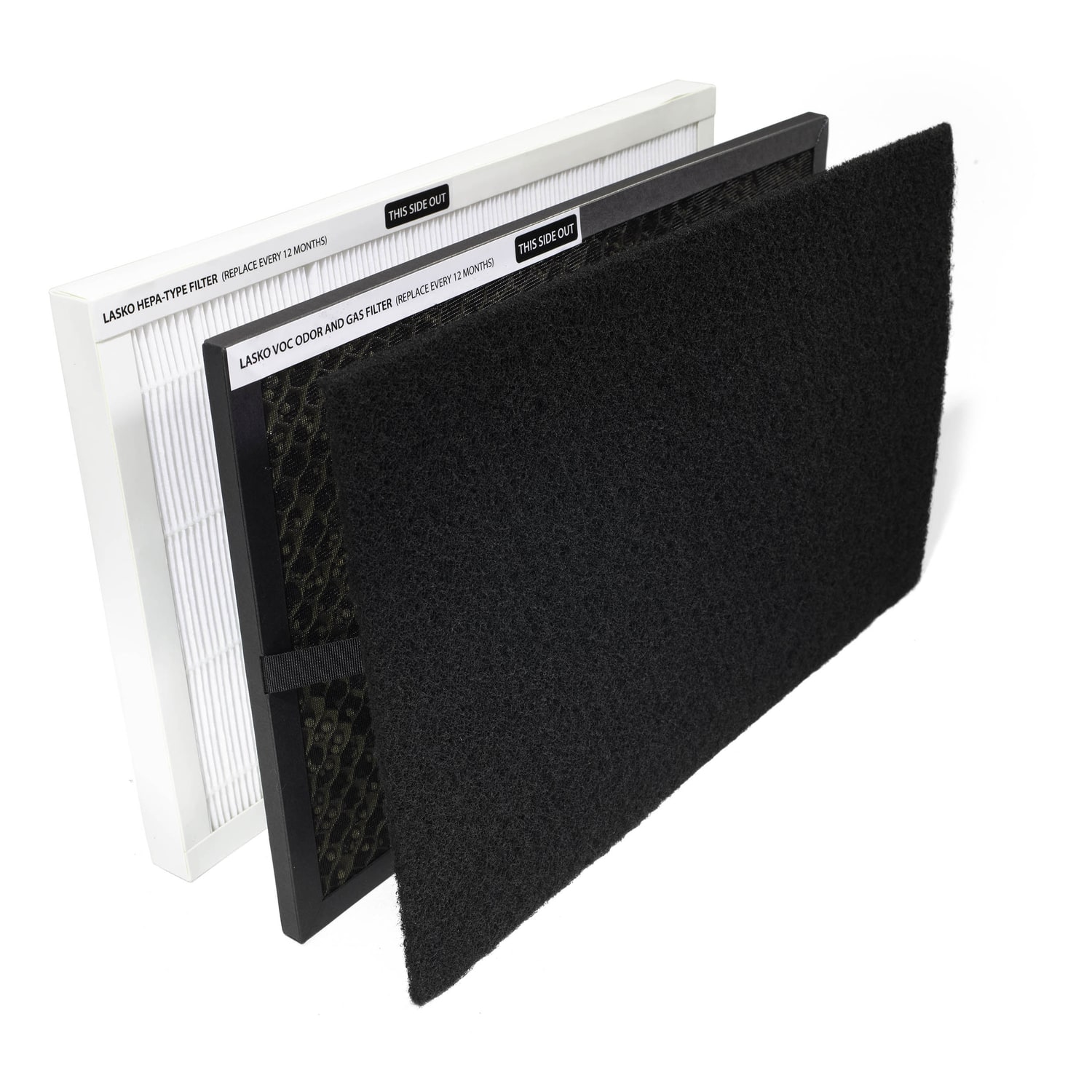 Lasko - 13.58 in. H X 8.46 in. W Rectangular HEPA Air Purifier Filter 5 pk