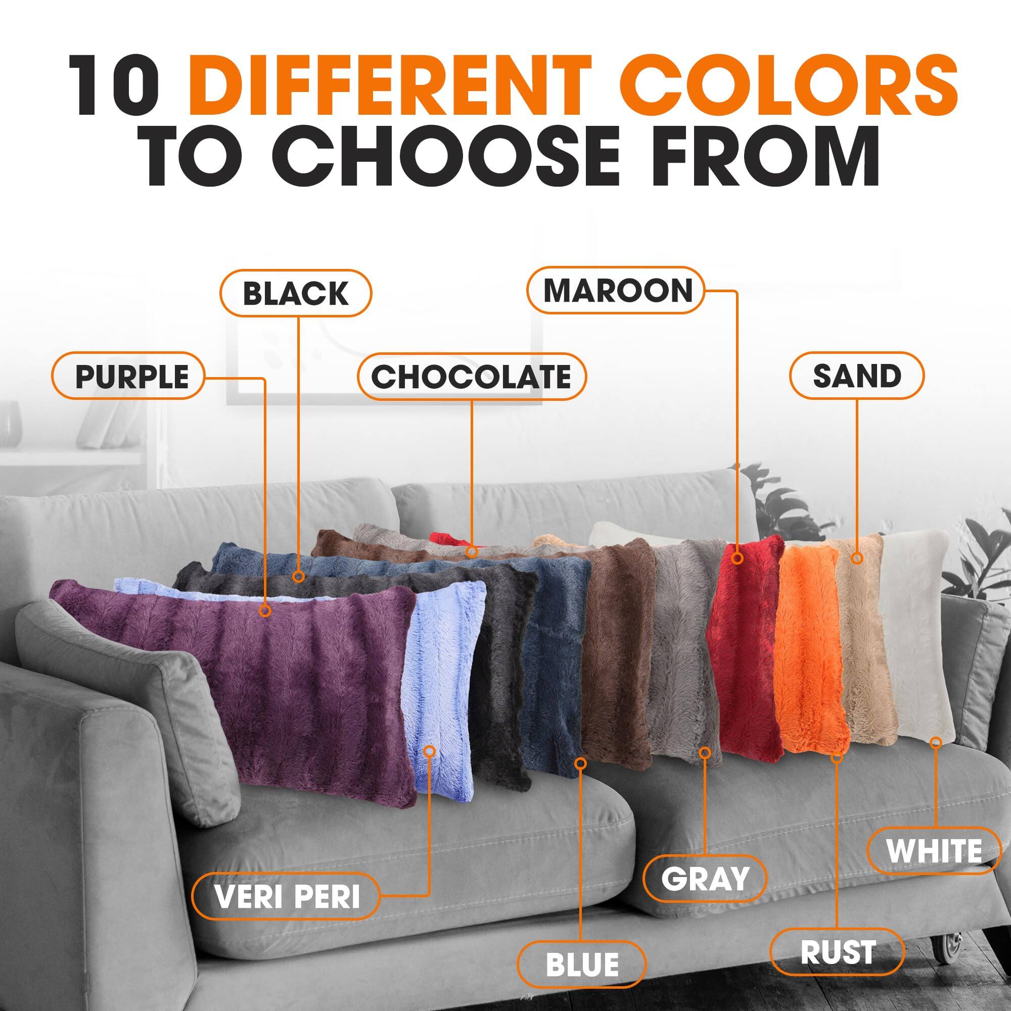 10 DIFFERENT COLORS TO CHOOSE FROM

- BLACK
- MAROON
- PURPLE
- CHOCOLATE
- SAND
- VERI PERI
- GRAY
- WHITE
- BLUE
- RUST