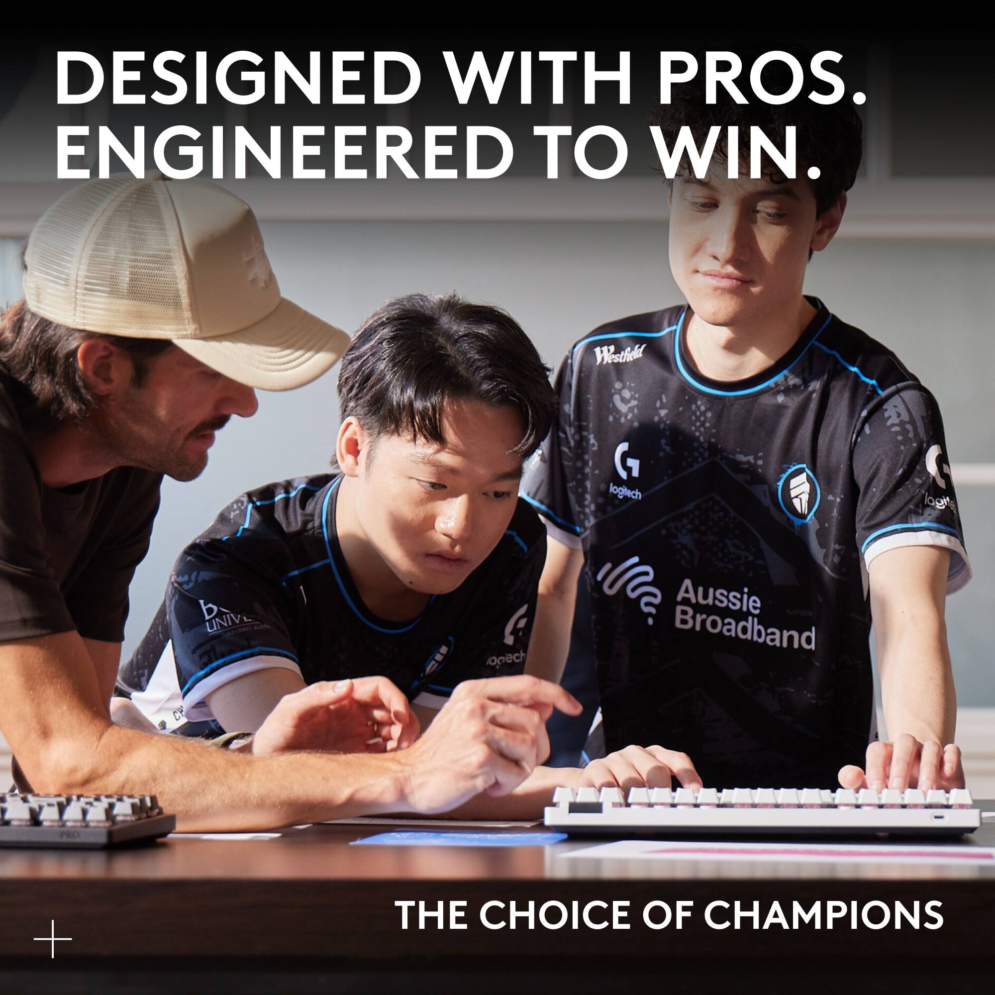 DESIGNED WITH PROS. ENGINEERED TO WIN. THE CHOICE OF CHAMPIONS.