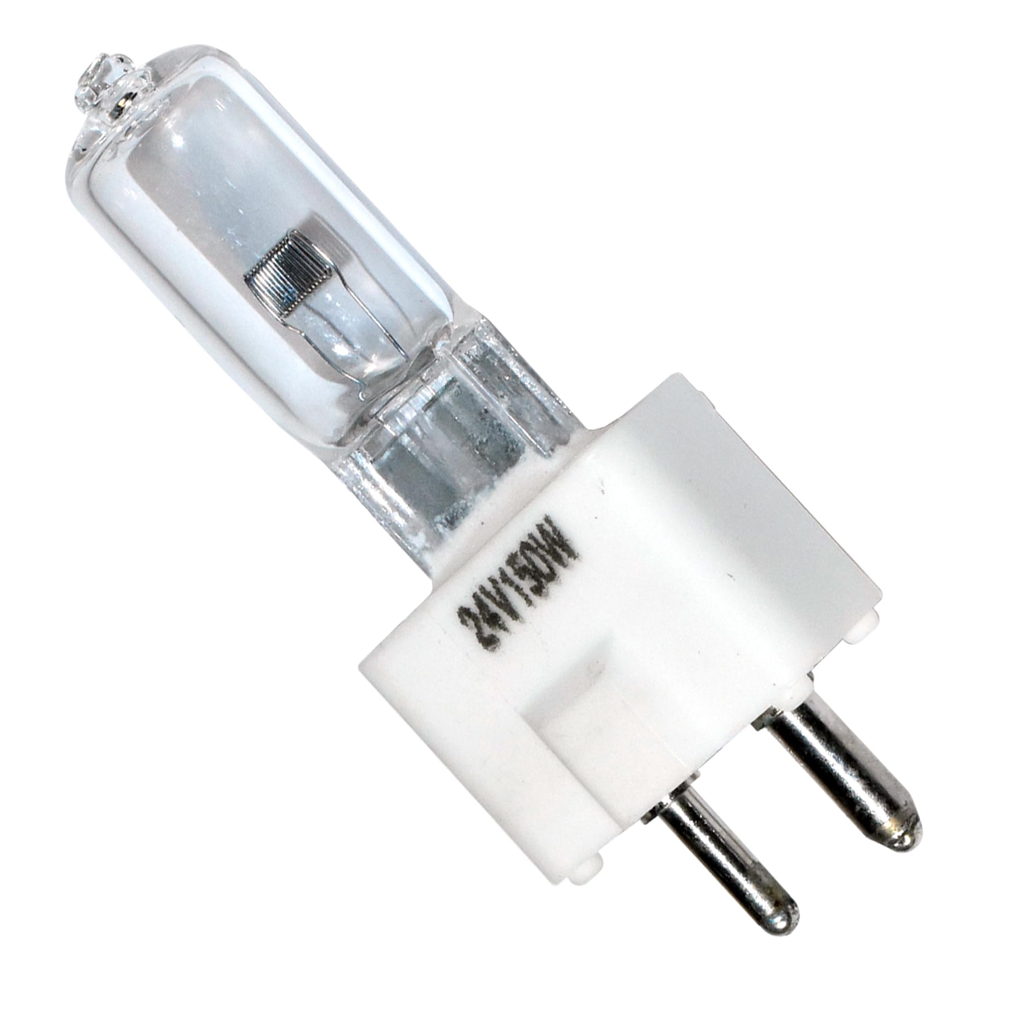Alt View 4. HQRP - 4-Pack 24 V 150 W GY9.5 Halogen Bulb T4 2-Pin Prefocus Replacement for Ushio BC2424.