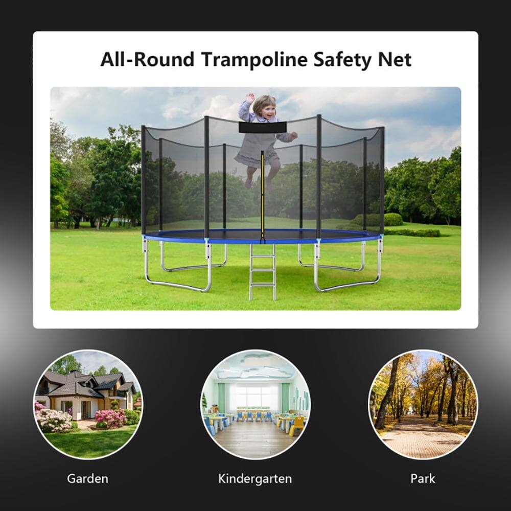 All-Round Trampoline Safety Net

Garden  
Kindergarten  
Park