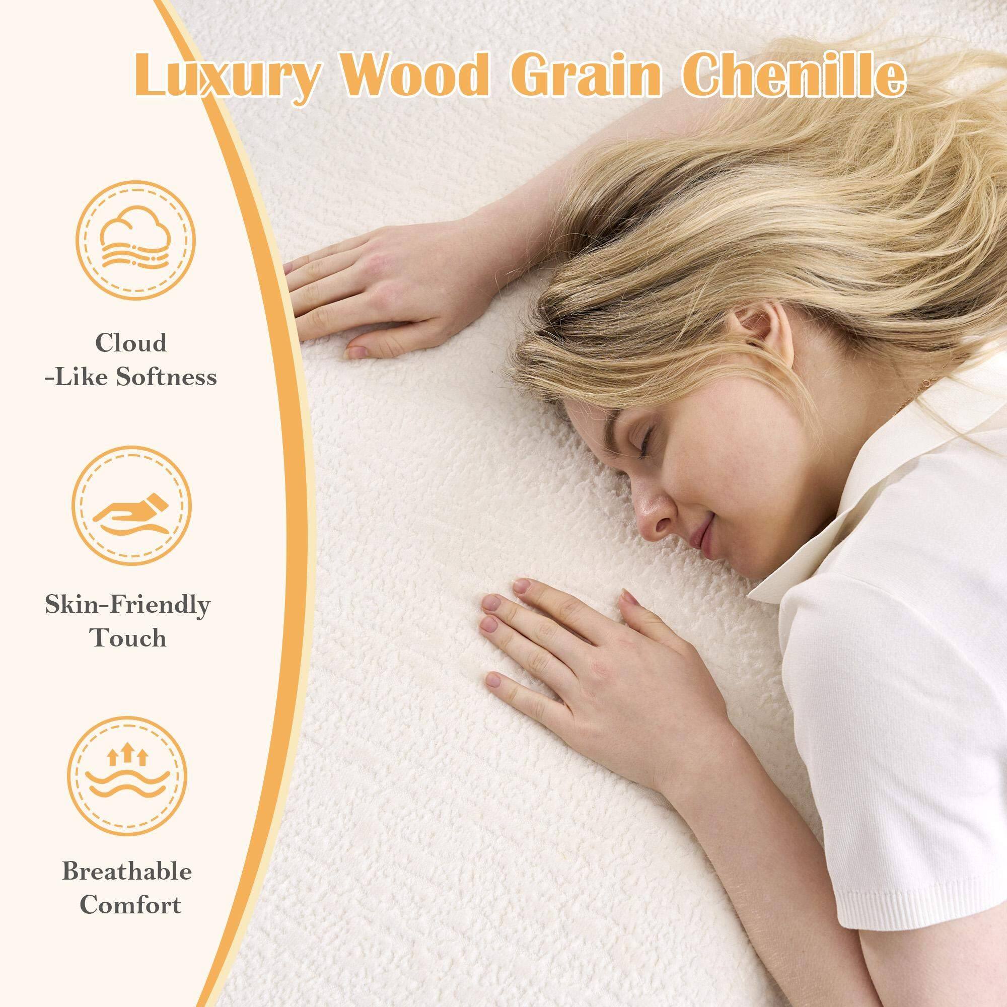 Luxury Wood Grain Chenille

- Cloud-Like Softness
- Skin-Friendly Touch
- Breathable Comfort