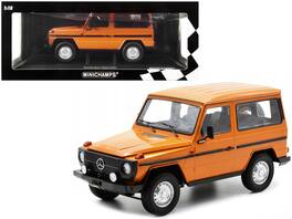 Minichamps - 1980 Mercedes-Benz G-Model (SWB) Stripes Limited Edition to 504 pieces Worldwide 1/18 - Orange with Black