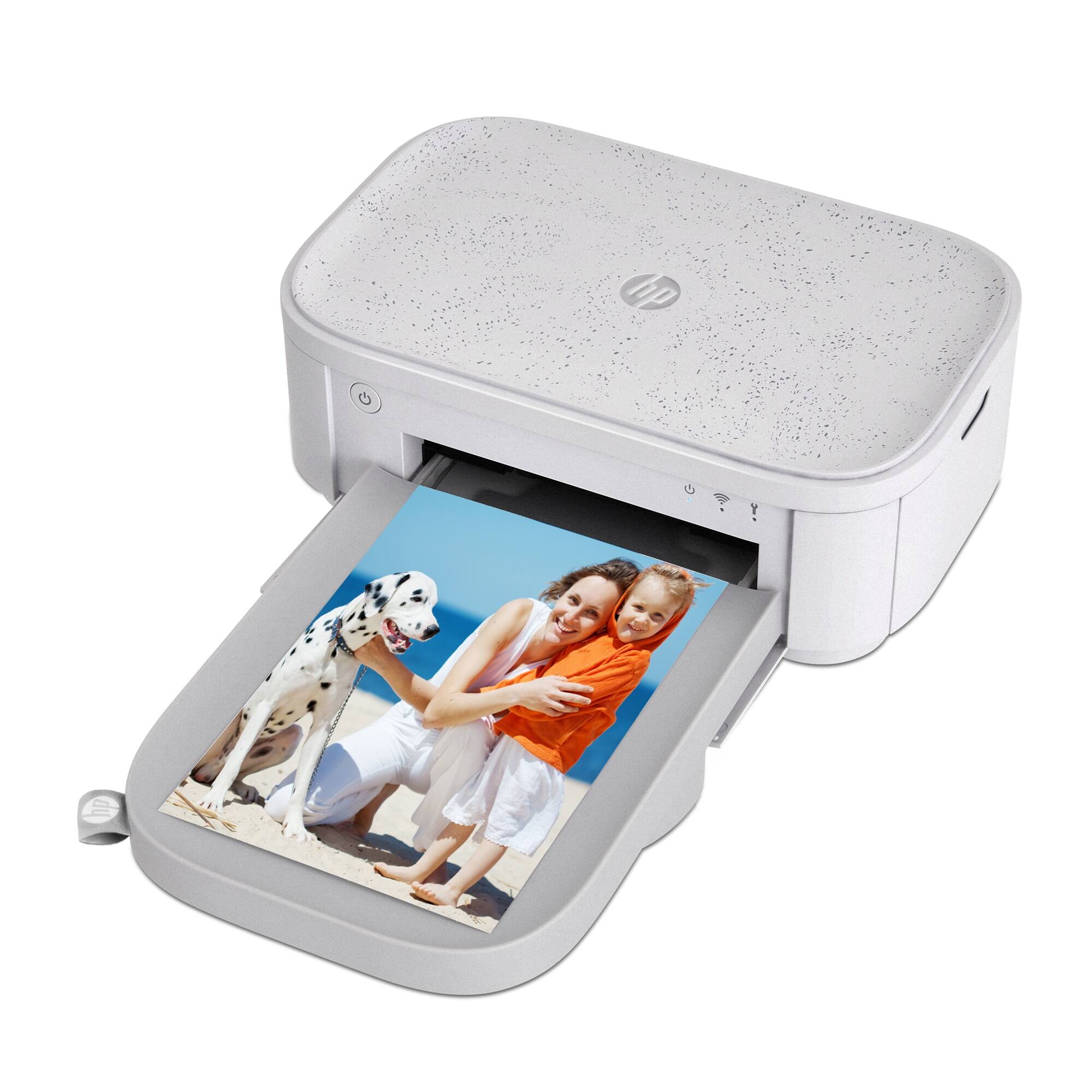 Alt View 2. HP - Studio Plus 4x6” Instant Photo Printer, Case & Accessories Gift Bundle - White.