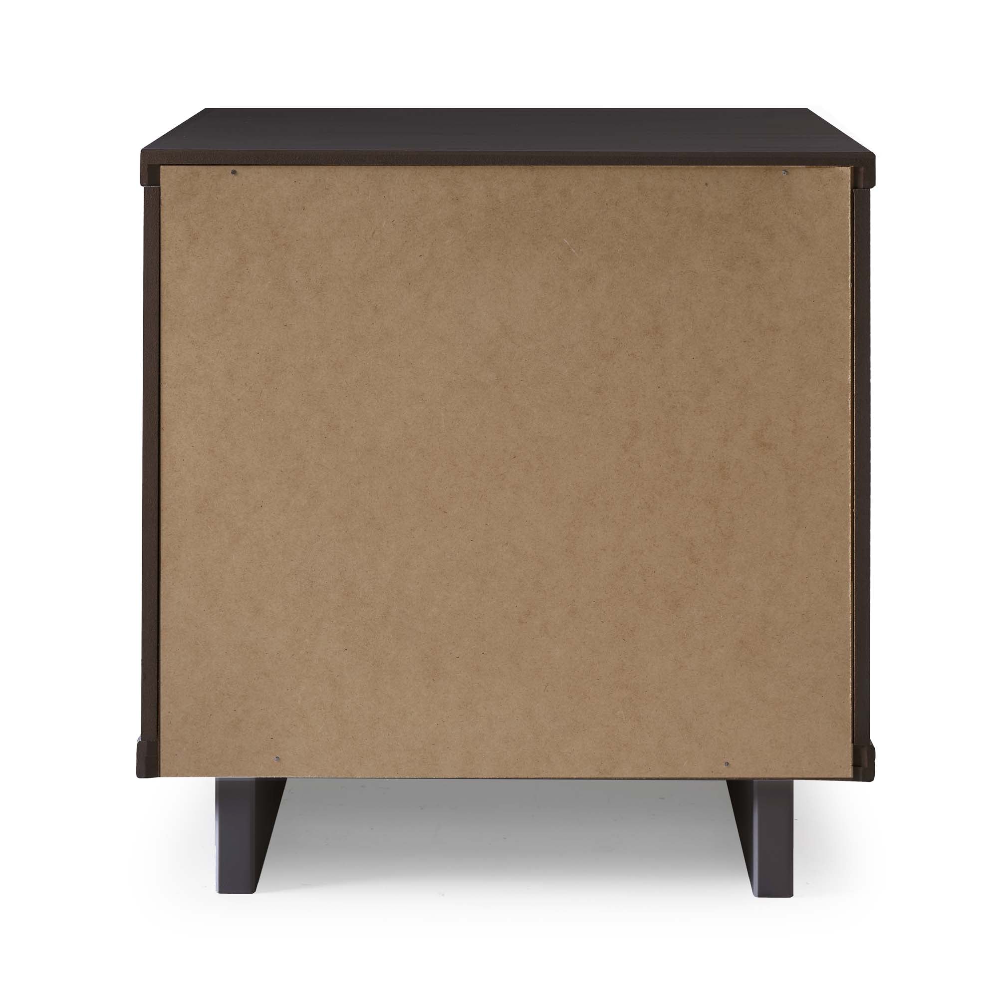 Alt View 1. Manhattan Comfort - Granville Modern 18" Nightstand - Charcoal Gray.