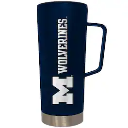 Great American Products - Michigan Wolverines 20oz. Roadie Tumbler with Handle - Multicolor
