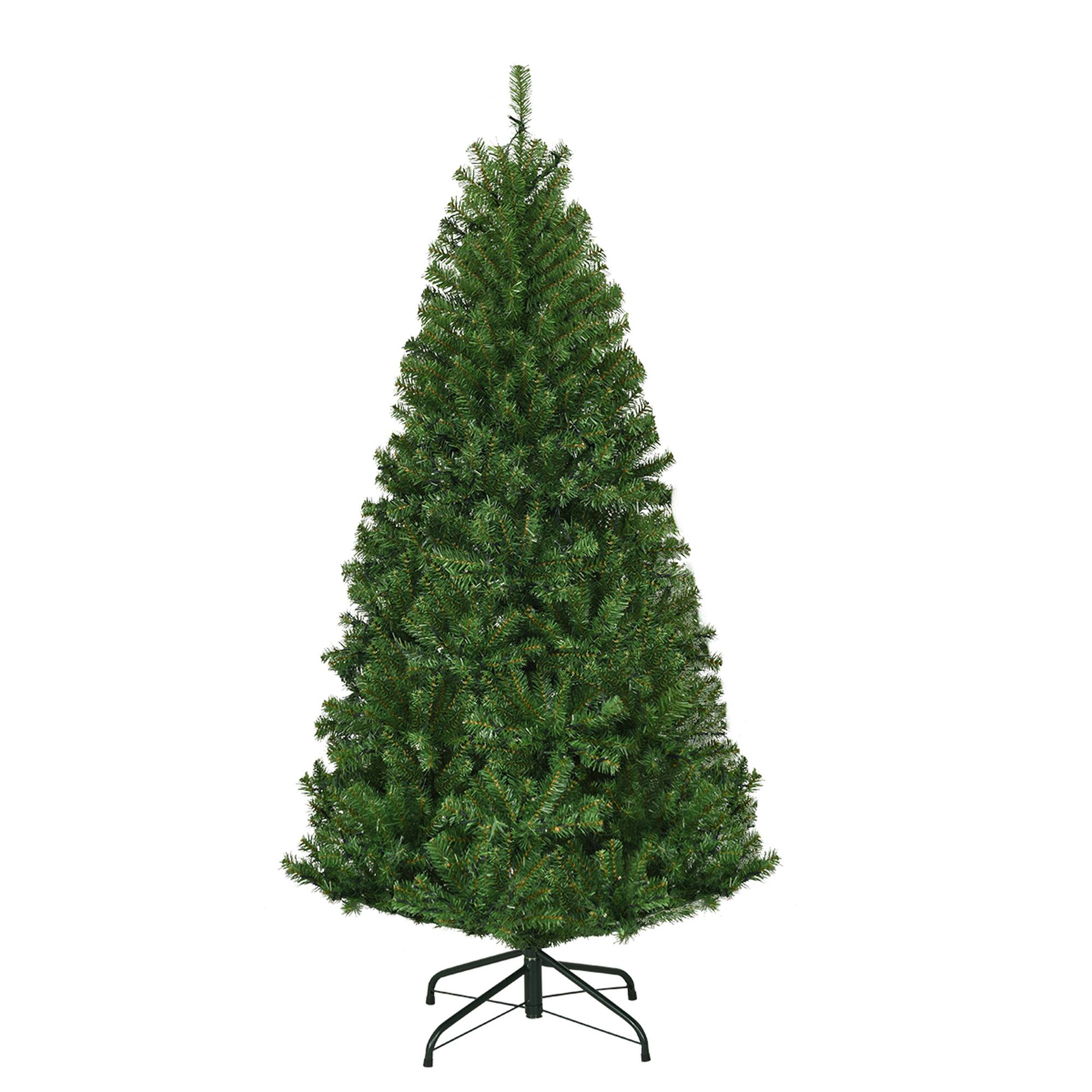 Alt View 1. Costway - 4Ft Pre-Lit Artificial Christmas Tree Hinged 100 LED Lights - Green.