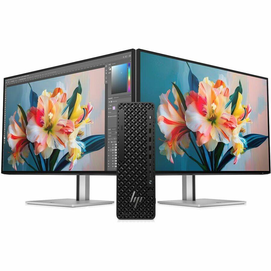 Alt View 8. HP - HP Z2 G1i Workstation - Intel Core Ultra 9 285 - 32 GB - 1 TB SSD - Small Form Factor - Black - Intel W880 Chip - Black.