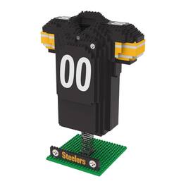 Forever Collectibles - Pittsburgh Steelers NFL BRXLZ Jersey 1049-Piece Building Block Set - Black
