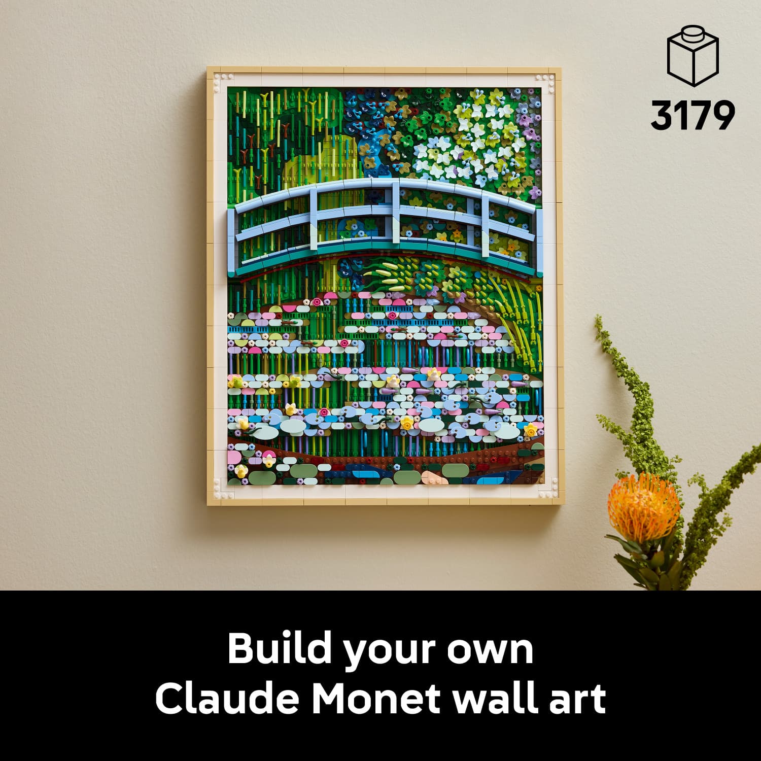 LEGO Art Claude Monet – Bridge Over a Pond of Water Lilies 31220